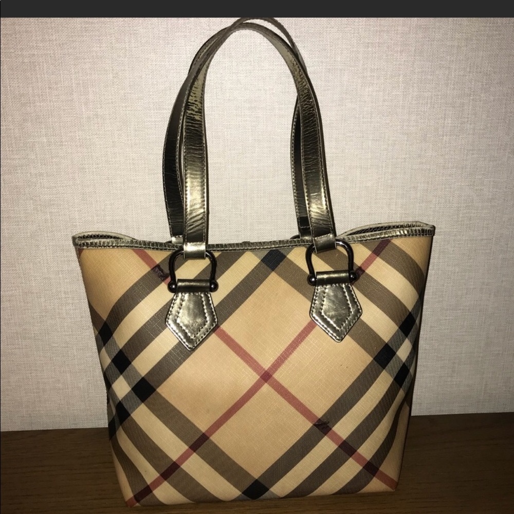 Authentic Burberry Nova Check tote